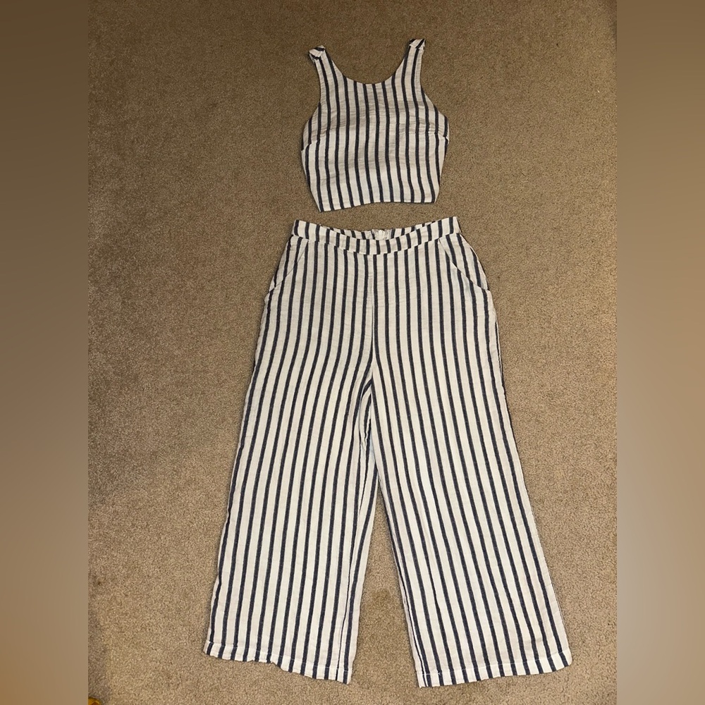 Striped Two-Piece Set